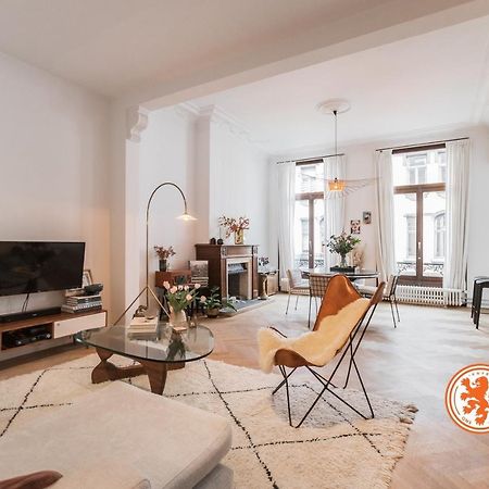 Traditional Chic, High Ceilings' Apt Aircos And Garage 안트베르펜 외부 사진