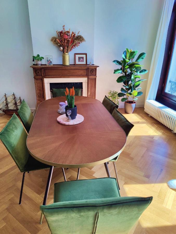 Traditional Chic, High Ceilings' Apt Aircos And Garage 안트베르펜 외부 사진